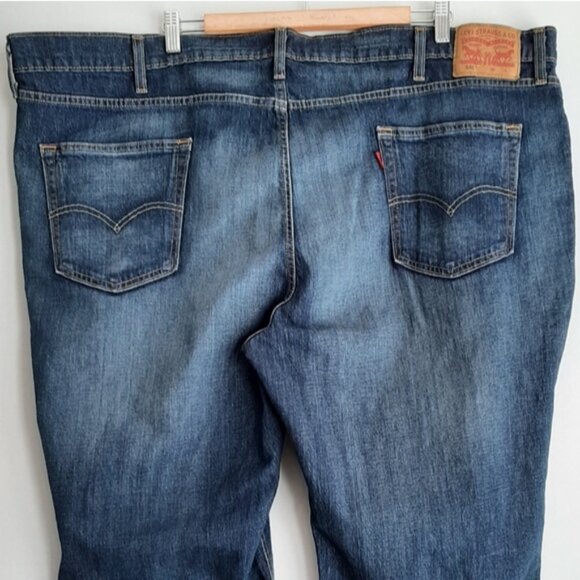 LEVI'S 541 Athletic Taper Fit Big & Tall 18757-0147 Blue Jeans Men's Sz 50 - Picture 8 of 13